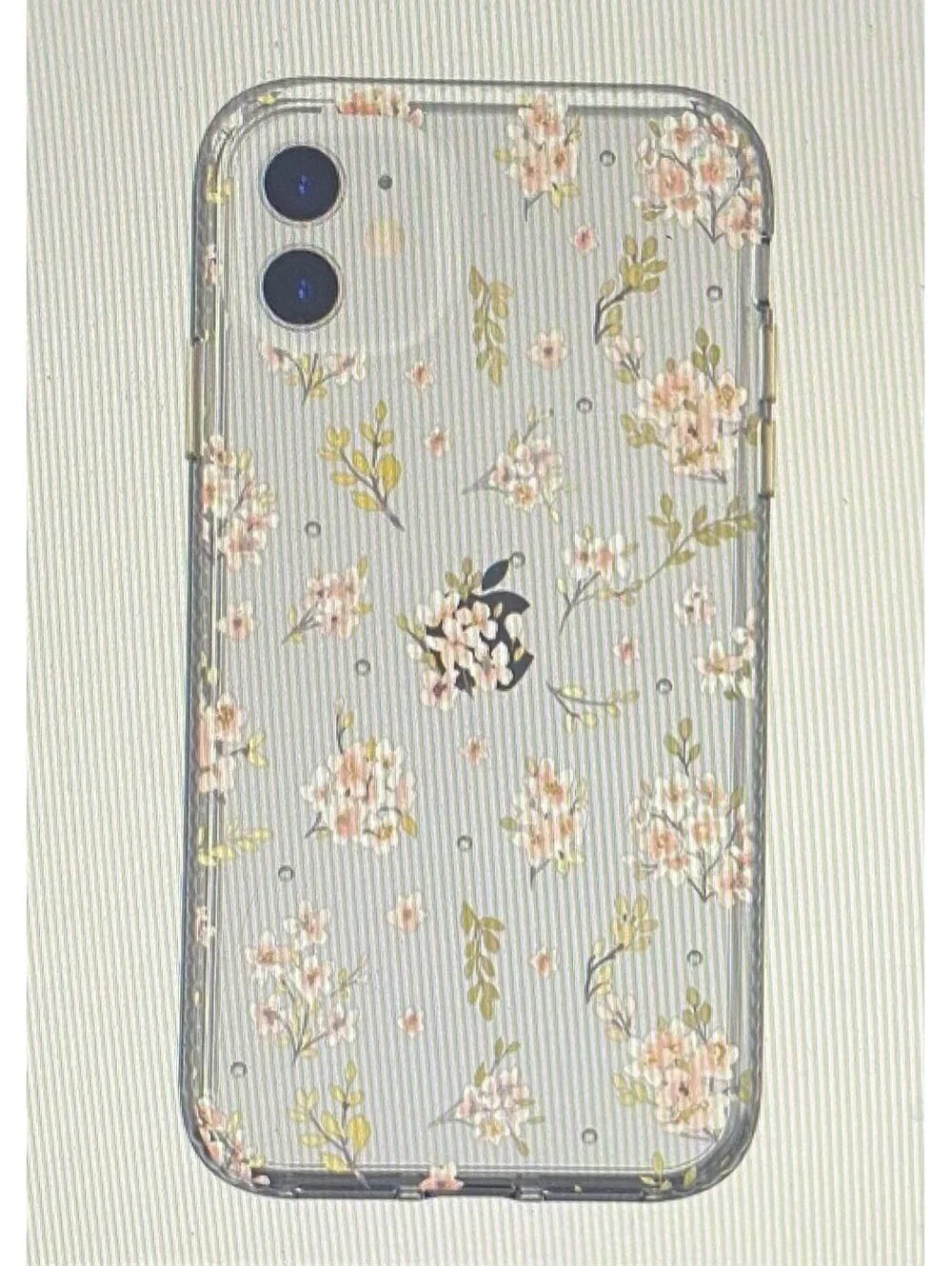 Onn Case for iPhone 11/iPhone XR Pink Floral with Gems